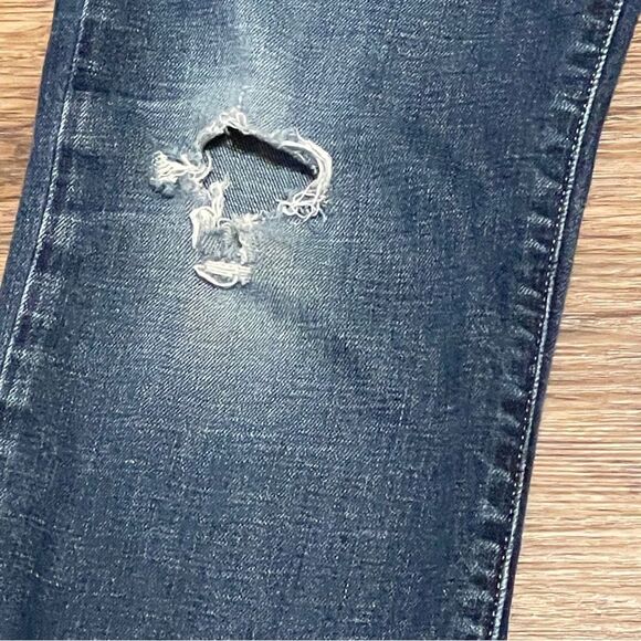 Aeropostale Men's Straight Leg Distressed Jeans Blue Size 32 x 32 - Picture 3 of 15